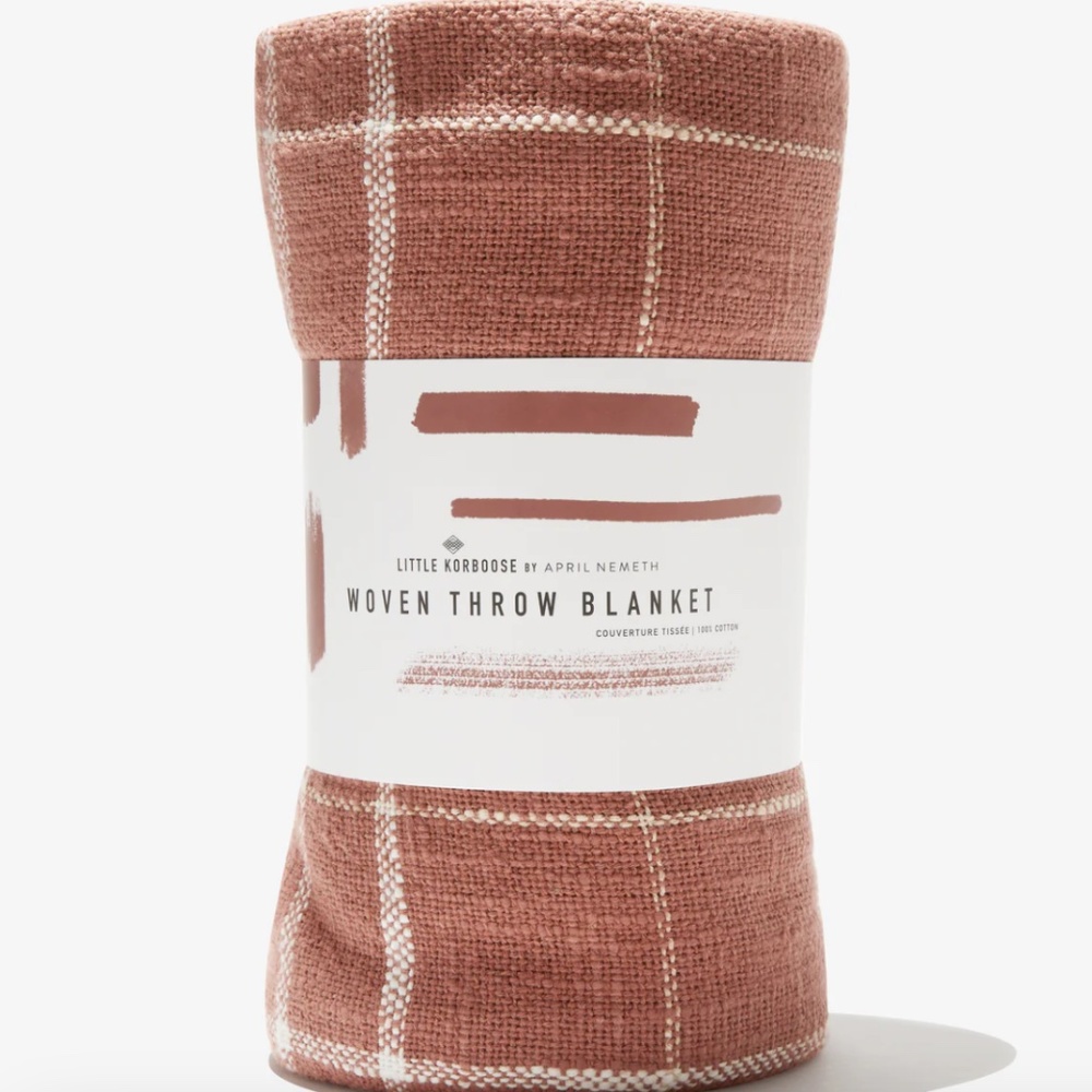 Little Korboose: Woven Throw Blanket